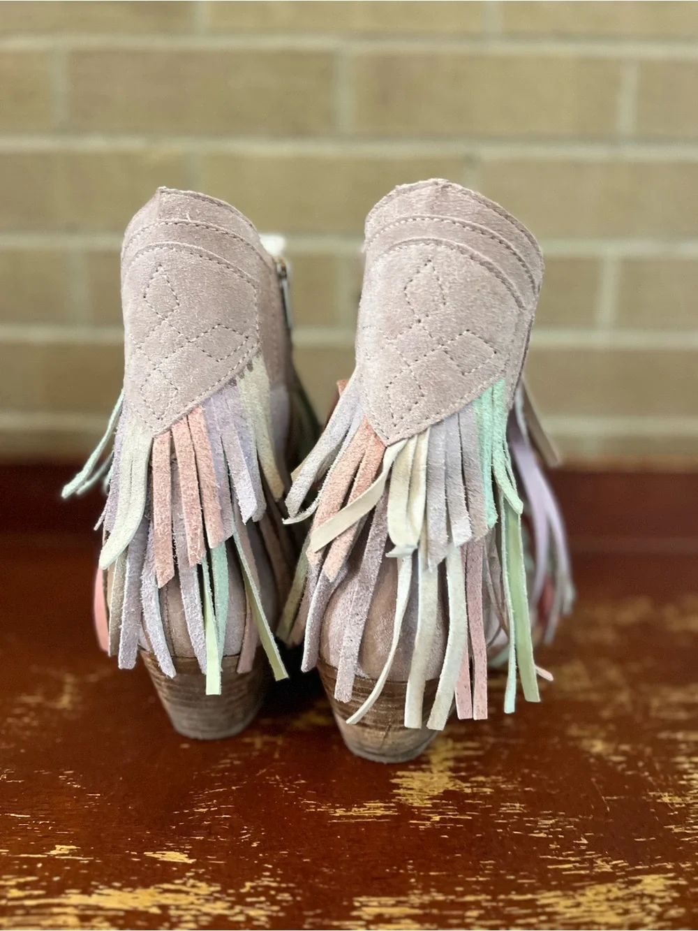 Free People Lawless Fringe Bootie